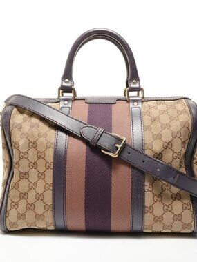 Gucci Boston Bag GG Canvas Mini